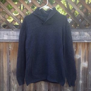 Navy cotton sweater